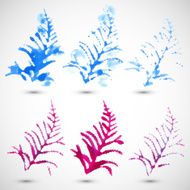Watercolor Flowers Set N2