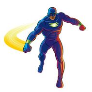 Superhero Vector illustration on a white background