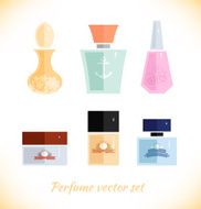 Perfume vector set