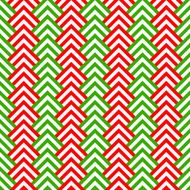 Red green and white chevron geometric seamless pattern vector