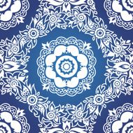 Contrasting seamless pattern with large flowers N4