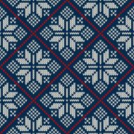 Winter Holiday sweater design on the wool knitted texture N4