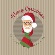 Merry Christmas Santa Claus card