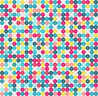Square colorful mosaic disco party background