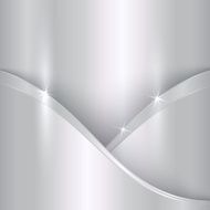 Vector abstract precious metallic background with curvess