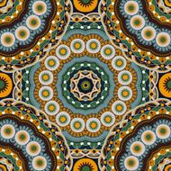 Colorful ethnic seamless pattern N5