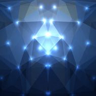 Abstract dark blue triangles background