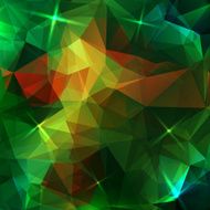Abstract Green Triangles Background N4
