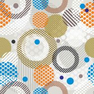 Abstract retro style seamless pattern