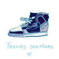 trendy sneakers