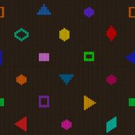 Geometric Knitted Seamless Pattern N4