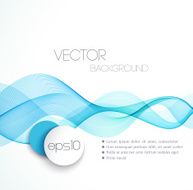 Smooth wave stream line abstract header layout Vector illustration N35