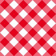 Table diagonal cloth seamless pattern red big size