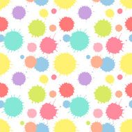 Seamless patterm with painted splash texture N11