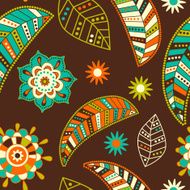 Vector seamless floral pattern N254