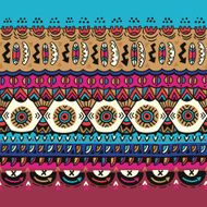 Abstract hand drawn ethnic pattern N2