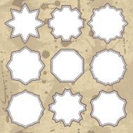 Vintage round frames set N2