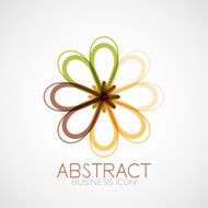 Symmetric abstract geometric shape N381