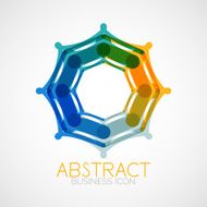 Symmetric abstract geometric shape N382