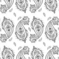 Seamless Paisley background N53
