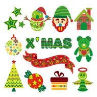 Christmas Element Icons N12