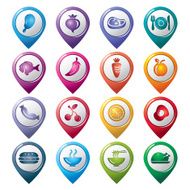 Food Pointer Icons