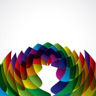 abstract colorful floral pattern background N10