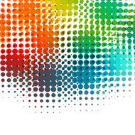 Disco Background With Halftone Dots In Retro Style N3