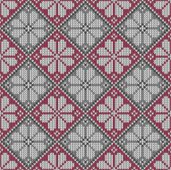 Seamless Knitted Geometric Pattern N2