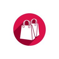 Shopping bag vector icon isolated N3