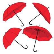vector set with umbrellas N2