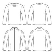 Jacket and Long-sleeved T-shirt