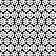 abstract black and white floral pattern background N4