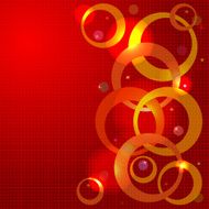 Abstract colorful vector background with lights