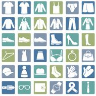 Vector Set of Wear Icons N8