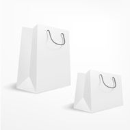 shopping bag on white background