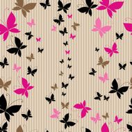 Seamless butterfly pattern N7