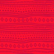 Tribal red vector pattern