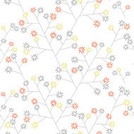 floral wallpaper N19