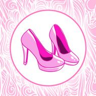 Isolated high hills shoes N2