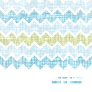 Fabric textured chevron stripes horizontal frame seamless pattern background