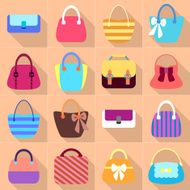 Collection of Retro Woman Bags N4