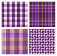 purple checks