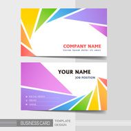 stylish business card template N6