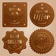 leather label N2