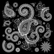 Set of paisley N4