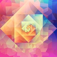 Vintage optic art geometric pattern N2