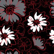 Seamless Floral Pattern N815