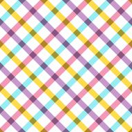 Colorful plaid fabric background Abstract seamless pattern Plain tartan