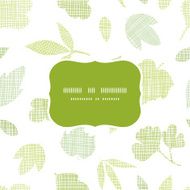 Abstract textile texture frame seamless pattern background